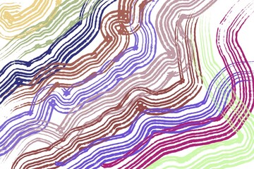 Abstract line doodle digital painting for background element template
