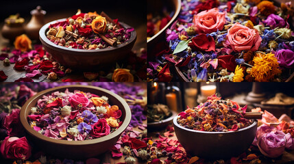 Fototapeta premium kinds of spices