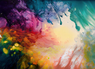 abstract watercolor background, color paint splash background