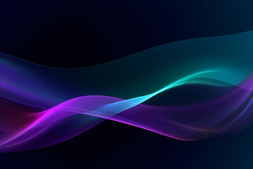 futuristic abstract background with wave and light effect