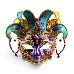 carnival mask, carnival mask isolated on white, venetian carnival mask, 
