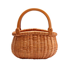 Nantucket Basket, transparent background, isolated image, generative AI