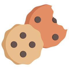 Fototapeta premium cookies multi color icon