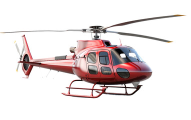 Eurocopter AS350 Ecureuil On Transparent Background