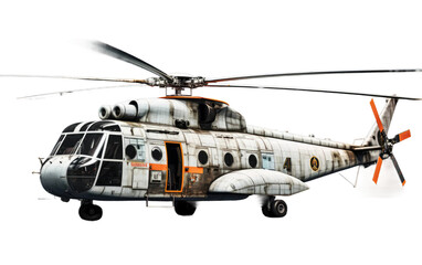 Retro Sikorsky Aircraft On Transparent PNG