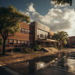 a model c high school, modern