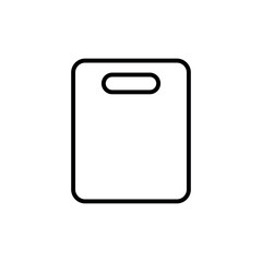 Cutting Board Icon Vector Design Template