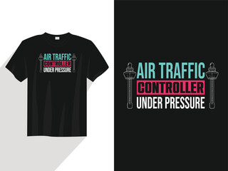 Air traffic controller under pressure