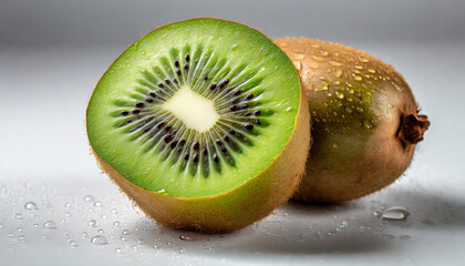 kiwi fruit on a white background