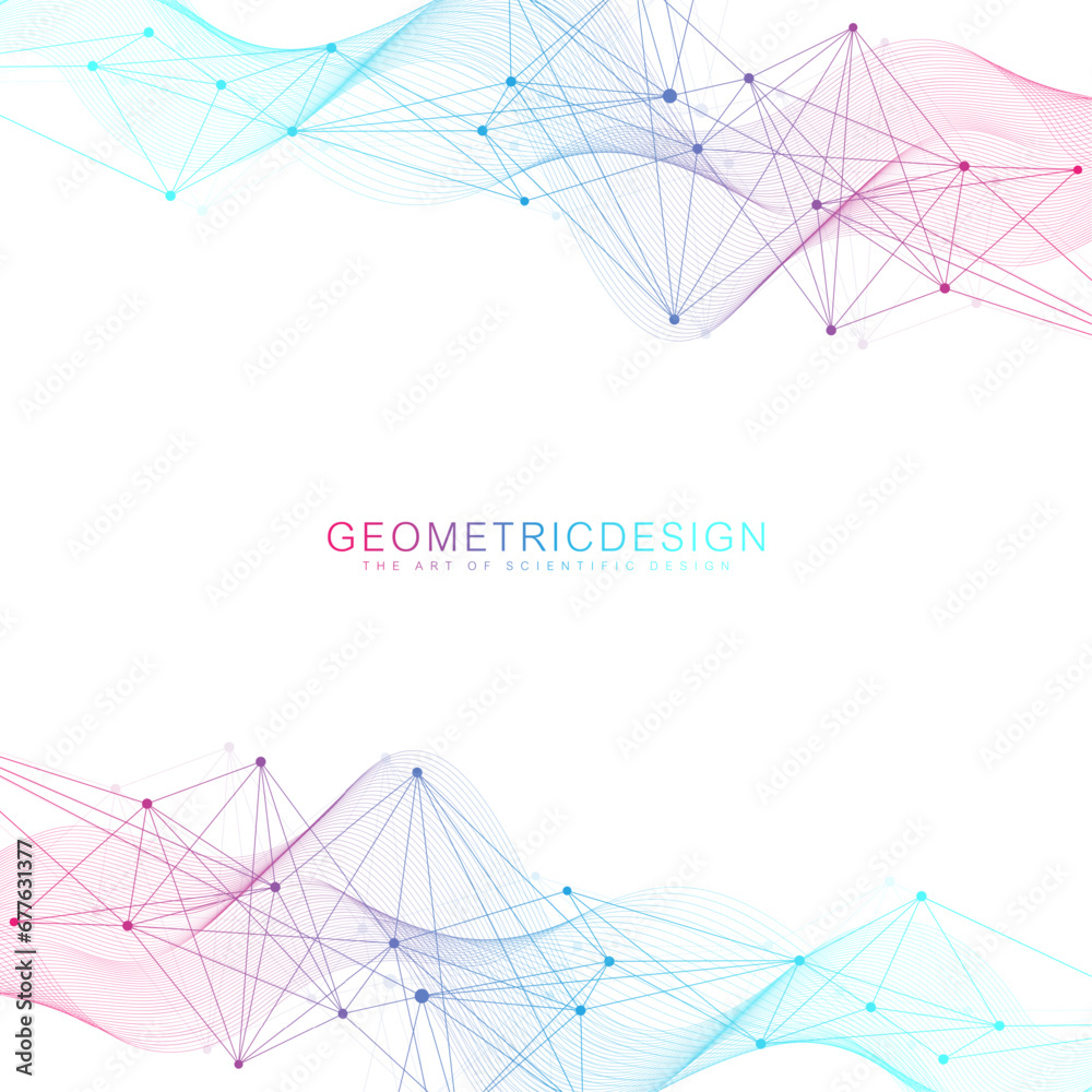 Leinwandbilder Global network connection banner design template. Header social network communication in the global business concept. Big data visualization. Internet technology
