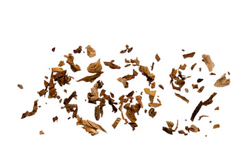 Dry tobacco PNG, isolated on a transparent background. - obrazy, fototapety, plakaty