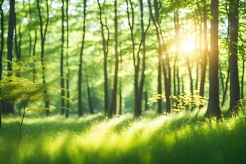 Obraz premium Beautiful spring natural background showing the beauty of the season