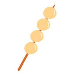 Indonesian Food Satay Vector Set