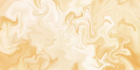 Foto op Aluminium Background with space abstract liquid lava liquid stone marble background texture. soft yellow Brown orange yellow liquid marble abstract ink wave scape background. © MdLothfor