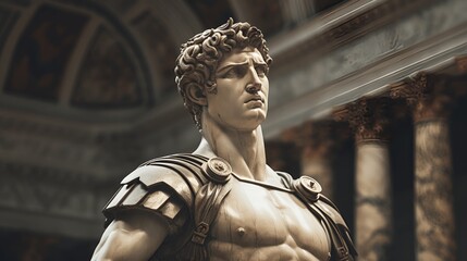 Men can't stop thinking about the Roman Empire. Generated AI.