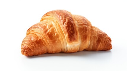 Freshly baked butter croissant, Crispy and yummy.