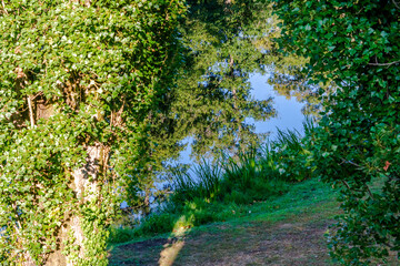 Rio Arnoia en el municipio de Allariz.