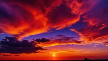 Draagtas sunset in the clouds with warming colors  © Nipun