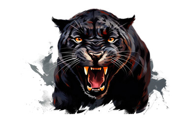 Panther On Transparent PNG