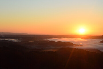 Obraz premium Sea of clouds in early morning
