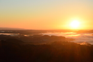 Sea of clouds in early morning