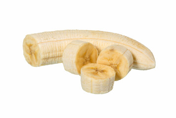Banana slices.