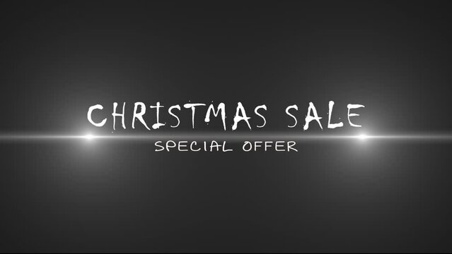 Alpha channel is included. Christmas sale. Special offer (dumping, percentages, purchases, sale). Art intro. Quick Time, codec: PNG, 16-bit color, highest quality. 3D animation. 