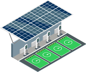 Solar charger electric car