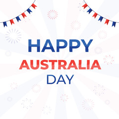 Happy Australia Day 26th January, Independence Day background
