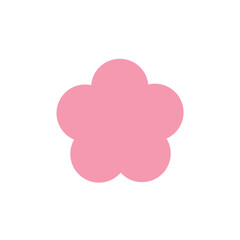 花のアイコン　素材　イラスト