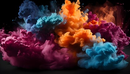 Fototapeta premium fire and smoke background