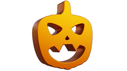 halloween pumpkin isolated,  pumpkin isolated 3d render