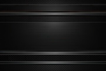 Sleek elegance. Modern abstract metallic design in silver and black. Futuristic steel. Shiny pattern for tech concepts. Industrial chic. Dark and elegant metal background for text