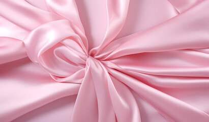 Soft pink silk textile background 