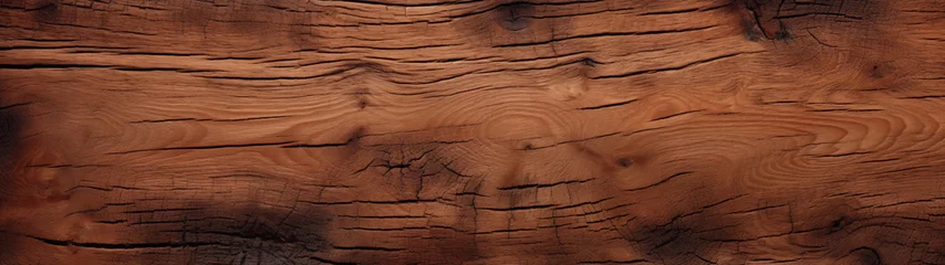 Foto op Aluminium Photo of a textured wood cross section, for wallpaper use, 32:9 ratio © 대연 김