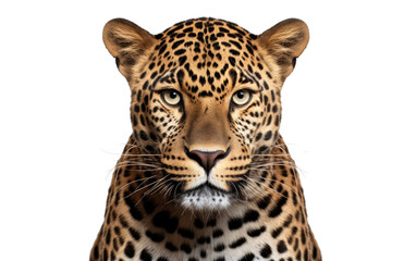 The Regal Jaguar On Isolated Background