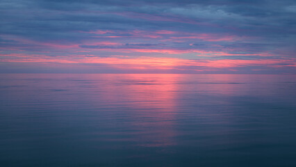 Abstract background of a sunset at the atlantic ocean