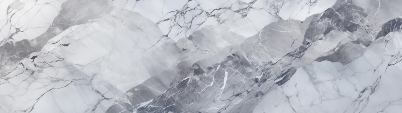 Photo of marble with detailed surface, for wallpaper use, 32:9 ratio