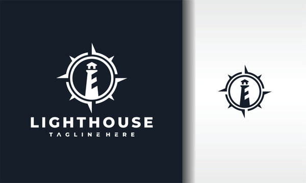 lighthouse compass logo