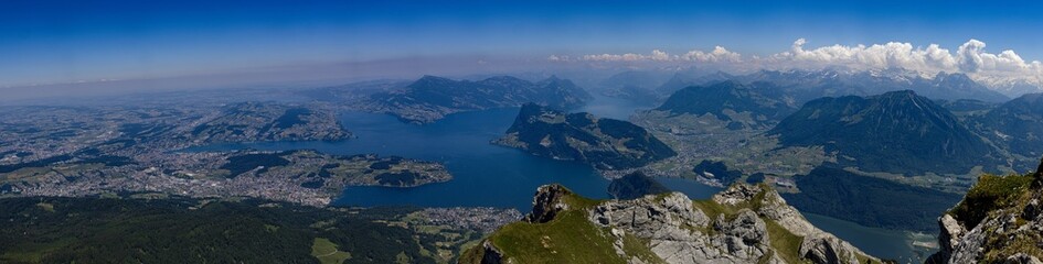 Mount Pilates near Lake Lucerne Switzerland