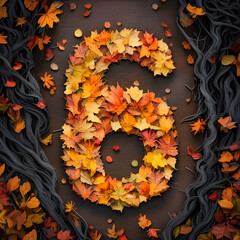 Autumn's Number, 6, generated by AI