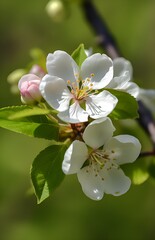 apple tree blossom