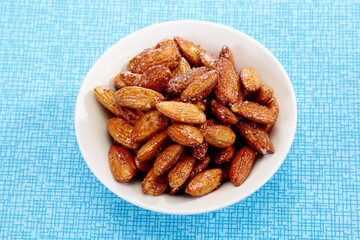 Sweet and Salty Honey Roasted Almonds