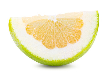 citrus sweetie isolated on the white background. Clipping path - 677666704