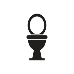 toilet vector icon line template