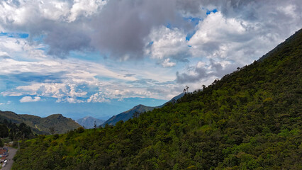 Paisaje desde el sitio conocido como Boquerón, ubicado en el occidente de Medellín, sobra la...