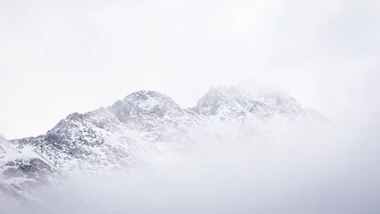 Papier Peint photo Mont Blanc En Montagne