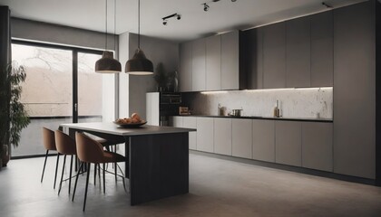 Obraz premium modern kitchen interior