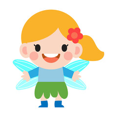 little fairy clipart, Cute beautiful little winged fairies  