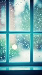 Capture the simplicity of a single raindrop on a window pane for a minimalist mobile wallpaper that evokes a sense of tranquility